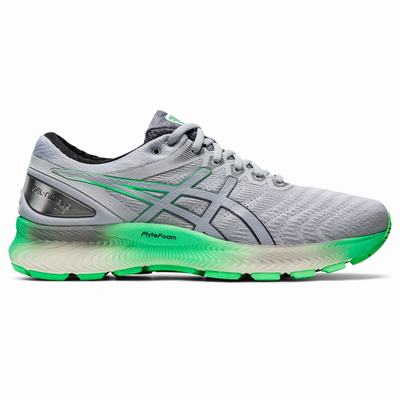 Asics Gel-Nimbus Lite - Miesten Juoksukengät - Valkoinen/Harmaat